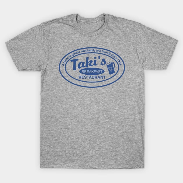 Taki's Restaurant T-Shirt by Nazonian